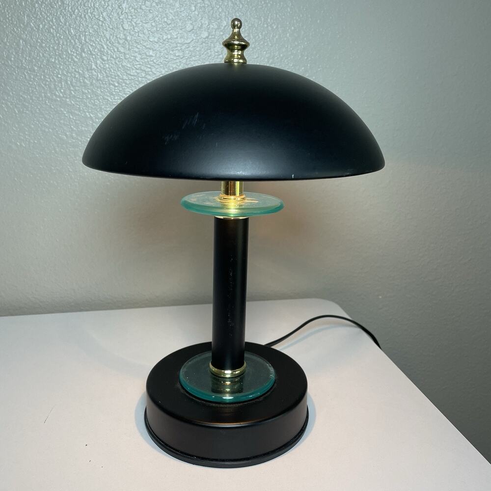Vintage Memphis Style Desk 90s Lamp Touch-on Post Modern Table Light 12"